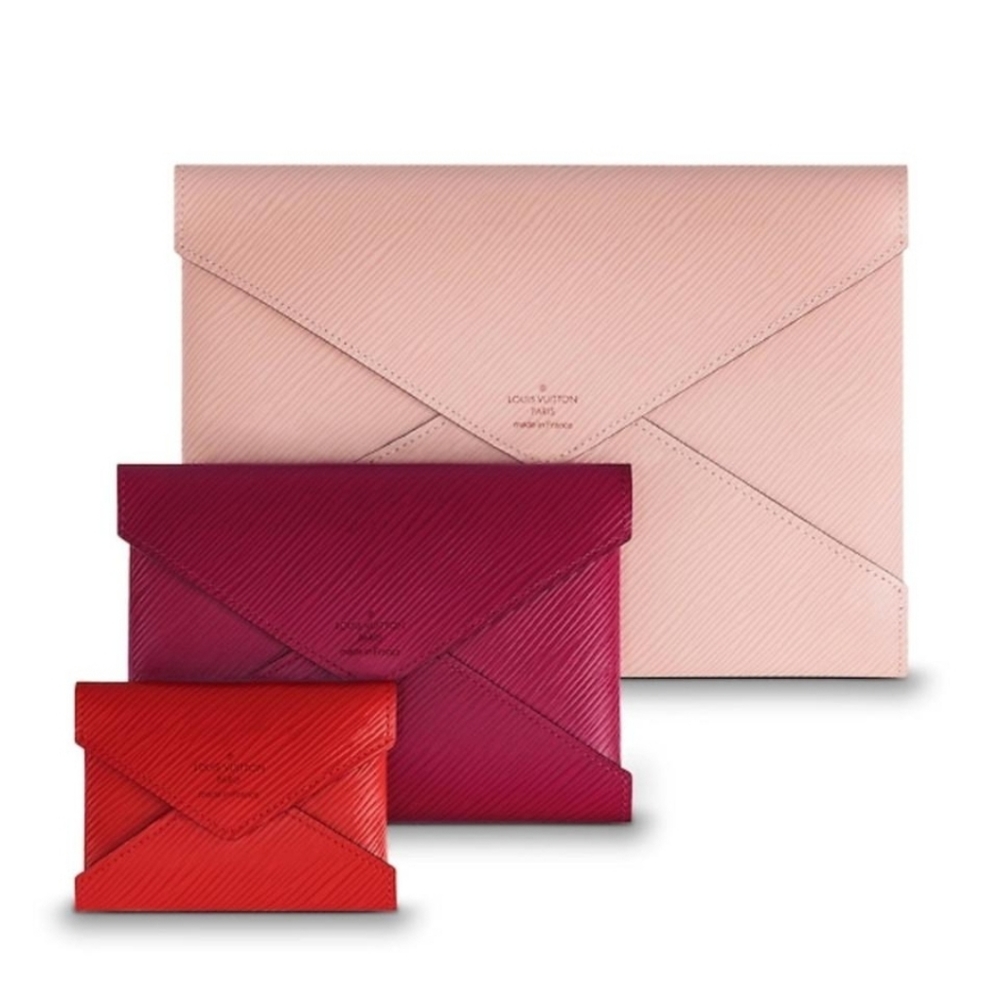 **SOLD** Louis Vuitton 2 pc Epi Kirigami Pochette Set